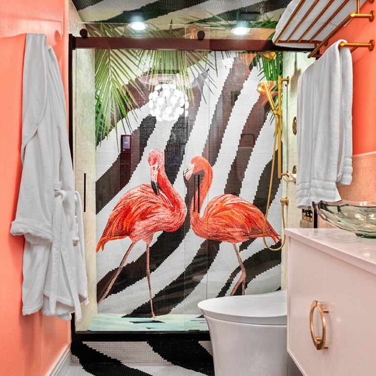 Master Bathroom Tile/Flamingo Mosaic Tile