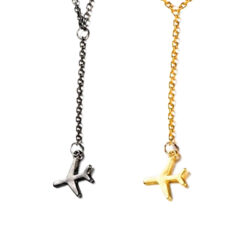 Travelers Gift | Plane Necklace Airplane Pendant Necklace