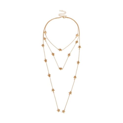 Hello ROCKstars | Long Star Necklace Multilayered