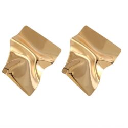 Miami Artists Crimped Sculpture Earrings