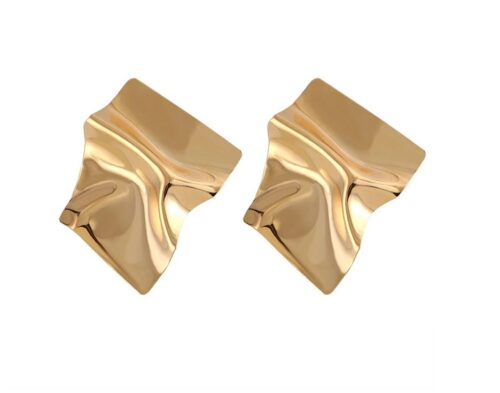 Miami Artists Crimped Sculpture Earrings