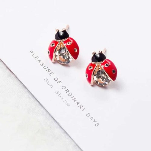 Good Vibes | Ladybug Bug Earrings - Image 2