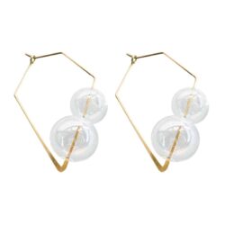 Italian Style Hand-blown Glass Earrings