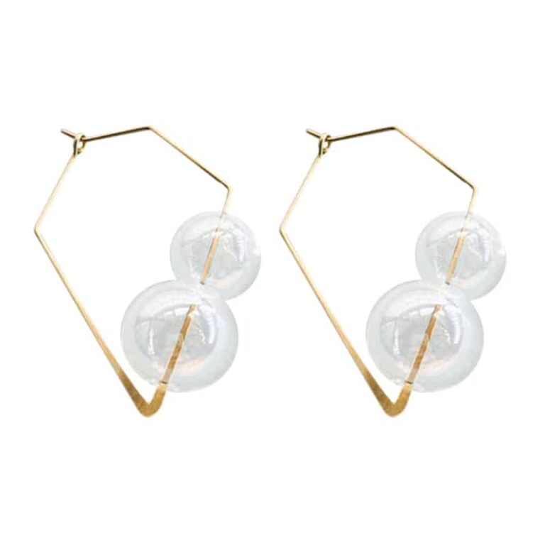 Italian Style Hand-blown Glass Earrings