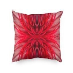 Flaming Flamingo Feathers Fabric