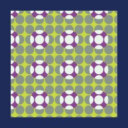 Abstract Geometric Circle Pocket Square, Handkerchief