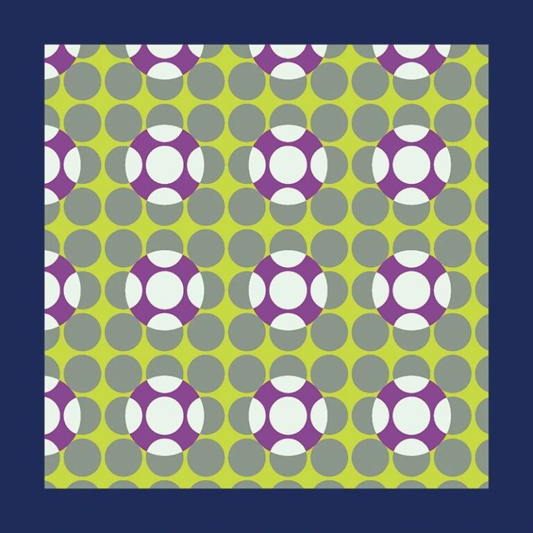 Abstract Geometric Circle Pocket Square, Handkerchief