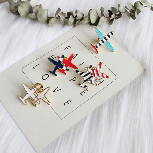 Take Flight | Colorful, Artistic Small Airplane Pins Brooch - Image 8