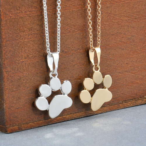 Pet Paw Print Necklace | Pawsitivity Travels a Long Way | Dog Paw Print Necklace | Pet Lover Gift - Image 5