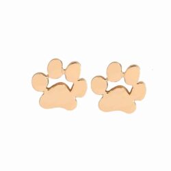 Adorable Paw Stud Earrings Gold | Gifts for Pet Lovers | Gold Paw Earrings | Silver Paw Earrings | Paw Print Earrings