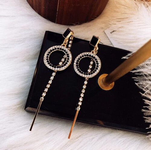 The Pendulum Swings Full Circle Jacket Back Earrings - Image 5