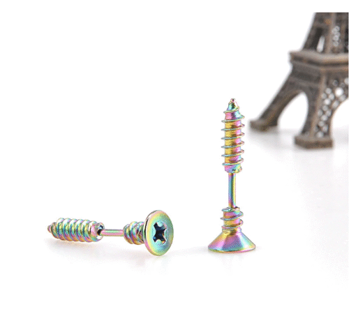Screw This! Stud Earrings - Image 2