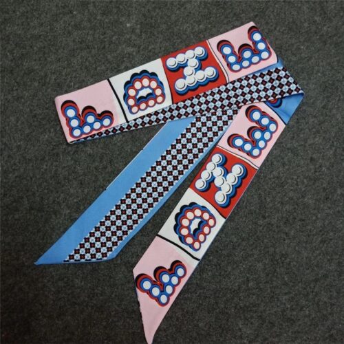 LOVE Skinny Scarf | Handbag Scarf, Hair Scarf - Image 2