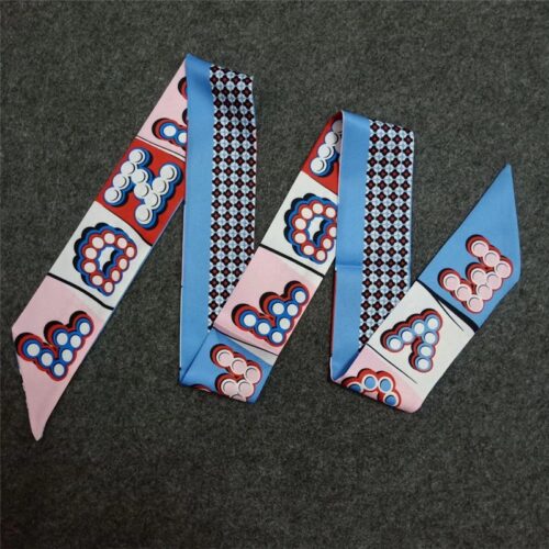LOVE Skinny Scarf | Handbag Scarf, Hair Scarf - Image 3