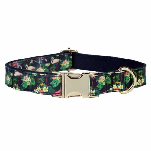 Yacht Bowtie Flamingo Dog Collar For Small Dogs - Image 4