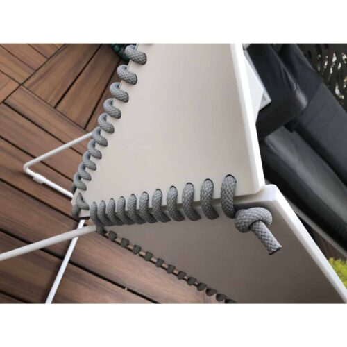 Gandia Blasco Baseball Stitch Marine Grade Patio Dining Chairs - Set of 4 - Image 5