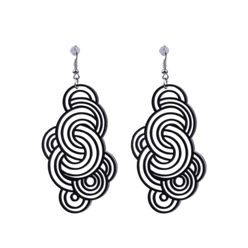 Coming Full Circle | Wynwood Miami Inspired Acrylic Earrings