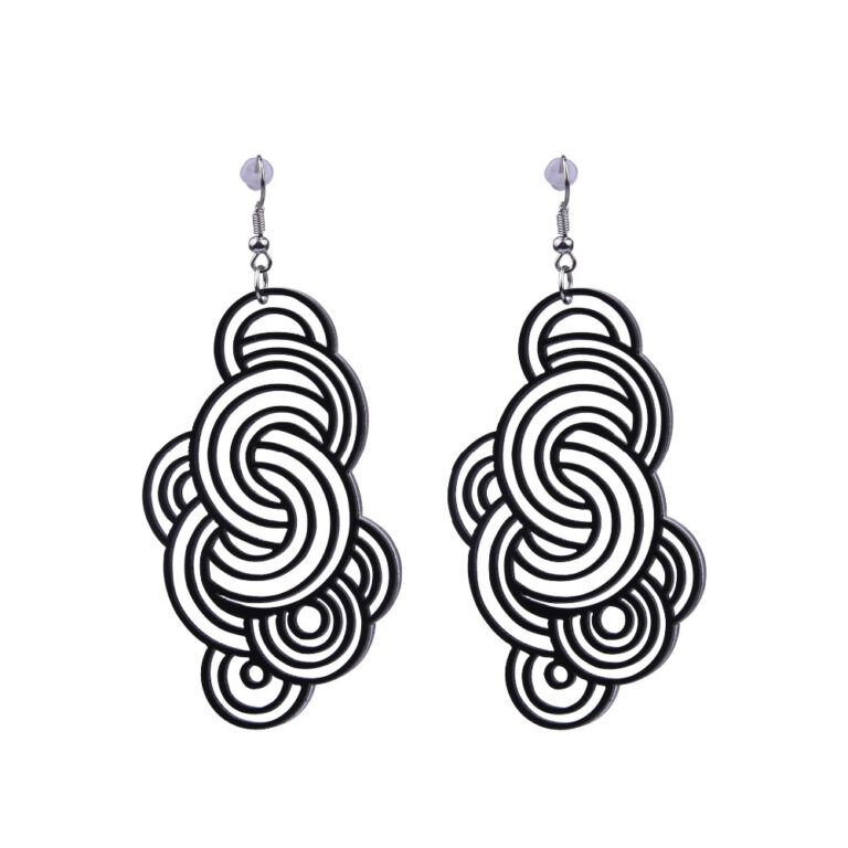 Coming Full Circle | Wynwood Miami Inspired Acrylic Earrings