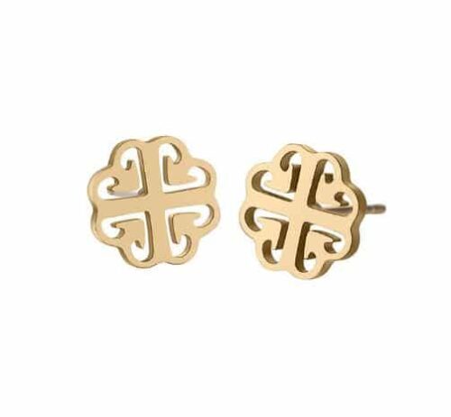 Tree of Life Stud Earrings (Gold)
