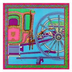 Colorful Designer Carriage Scarf