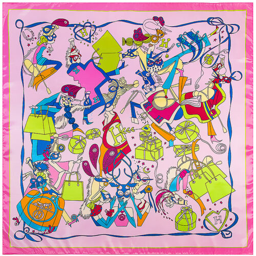 Fun Designer Bag Lady Scarf • CHRISTI TASKER MIAMI