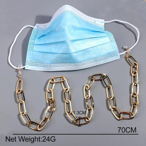 Chunky Chain Eyeglass or Face Mask Necklace Strap - Image 2