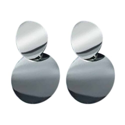 Double Circle of Friends Earrings | Silver or Gold - Image 3