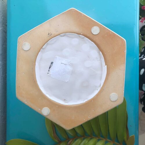 1980s Blue & White 6-Sided Ginger Jar - Image 2
