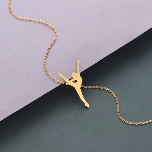 Silhouette Ballerina Dance Necklace - Image 2