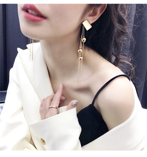 Beautiful Well Rounded #1 Art Deco Geometric Earrings - Image 6