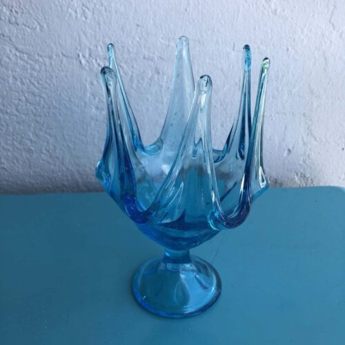 Italian Murano Handmade Slung Art Glass Vase - Image 2