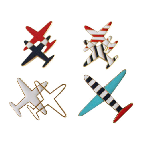 Take Flight | Colorful, Artistic Small Airplane Pins Brooch