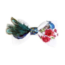 Artistic Cravate Pour Homme Handmade Peacock Feather Bowtie