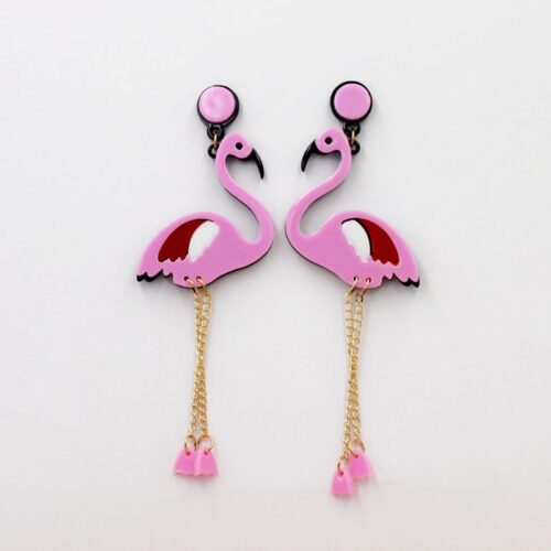 Dangling Around Town | Named Best Flamingo Earrings - Image 4