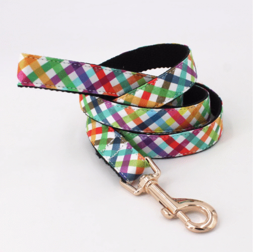 #1 The Colorful Plaid Bow Tie Dog Collar, Pet Collar, Cat Collar - Image 7