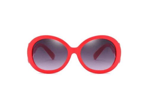 Fun, Stylish & Eclectic Red Scroll #1 Designer Sunglasses
