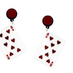 Love 8 Day Weeks | Las Vegas Playing Card Acrylic Earrings