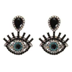 Lash Out! Eye Rhinestone Earrings