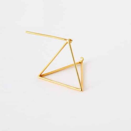 Louvre | #1 Architectural Pyramid Earrings - Image 3