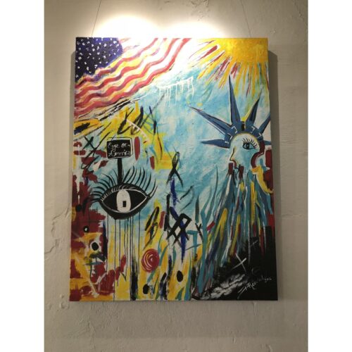Eye on America Painting by American Artist - Image 2