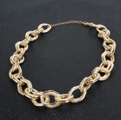 Miami Yacht Club Ropes | Double Chunky Chain Gold Necklace - Image 5
