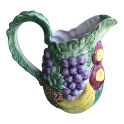 Vintage 1988 Fitz and Floyd Calypso Fruit Pitcher