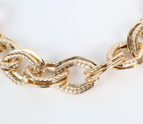 Miami Yacht Club Ropes | Double Chunky Chain Gold Necklace - Image 3