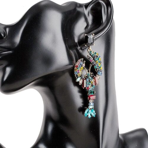 Lobster Style Acrylic Earrings Beautiful #1 Retro Earrings - Image 4