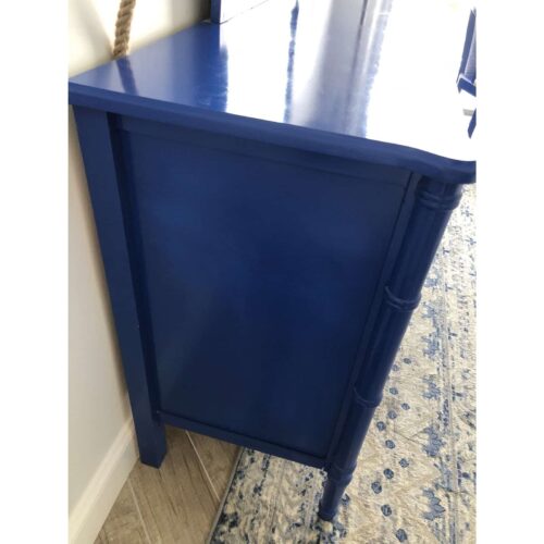 Vintage Faux Bamboo Henry Link Bali Hai Dresser - Image 7