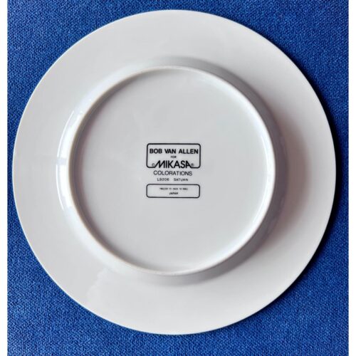 1970s Designer Bob Van Allen for Mikasa Colorations Saturn Dinner & Salad Plate Set - 20 Pieces - Image 8