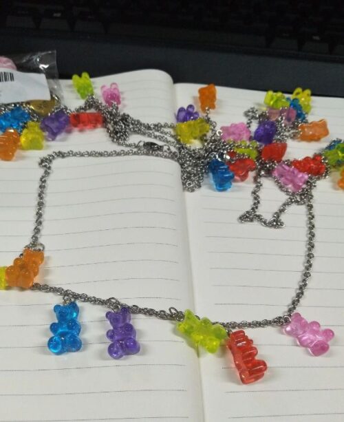 Colorful Gummy Bear Necklace - Image 4