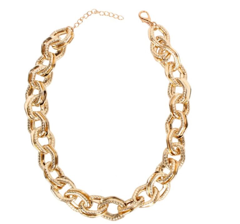 Miami Yacht Club Ropes | Double Chunky Chain Gold Necklace