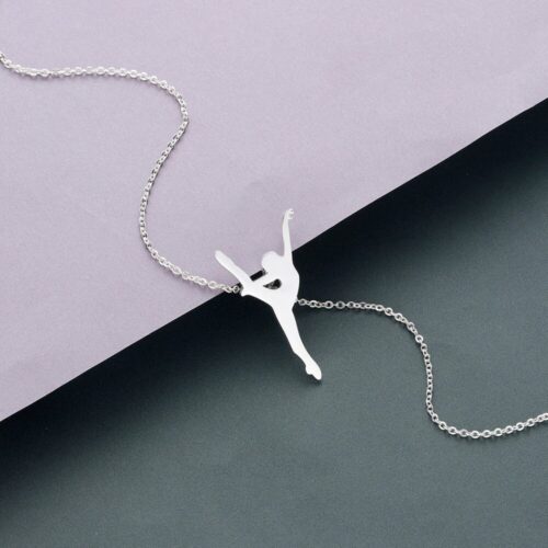 Silhouette Ballerina Dance Necklace - Image 3