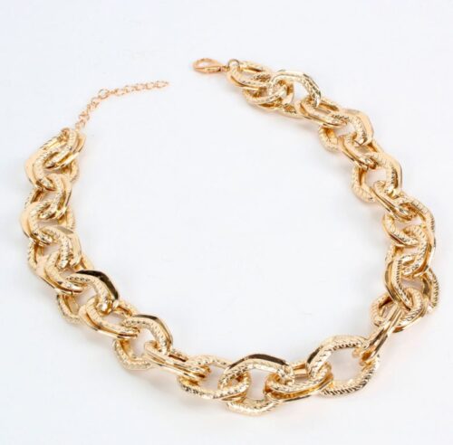 Miami Yacht Club Ropes | Double Chunky Chain Gold Necklace - Image 2